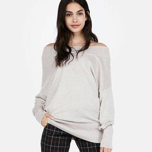 Express Off The Shoulder Tunic Sweater XS